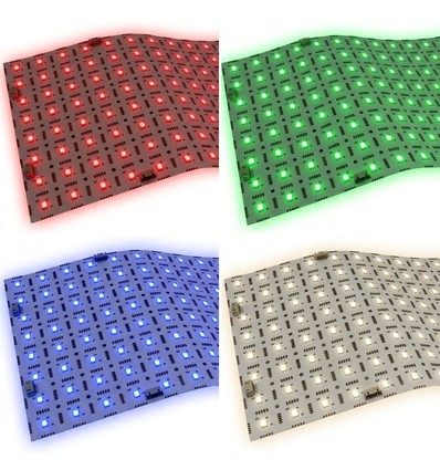 Foldbar LED Ark RGB+NW RA95 - 24V DC, IP20, 49x24cm, 45W