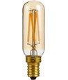 E14 4W dimbar LED rørpære - 8,5cm, 2200K, Gold, filament