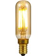 E14 4W dimbar LED rørpære - 8,5cm, 2200K, Gold, filament