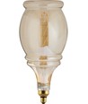 E27 6W XXL Flex Bell filamentpære - 250lm, dimbar, 2000K, gullfarget glass