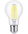 E27 3,8W dimbar LED filamentpære - A60, 806lm, Klasse A, klart glass, 2700K