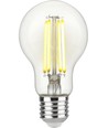 E27 3,8W dimbar LED filamentpære - A60, 806lm, Klasse A, klart glass, 2700K