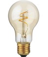 E27 4,2W Slim Flex Filament dimbar LED-pære - 470lm, A60, 2200K, Gold finish