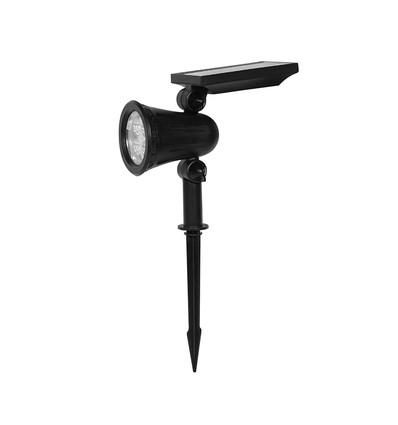 1,54W Solcelle hagespot med spyd - 5,5V, IP54, 3000K, 2200mAh batteri