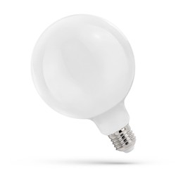 E27 Globe LED pærer Spectrum 11W LED pære - G125, karbon filamenter, mattert, E27