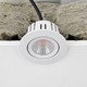 7W RA96 CCT + DimToWarm innfelt spot til isolasjon - dimbar, Hull: Ø6,8 cm, Mål: Ø9,3 cm