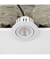 7W RA96 CCT + DimToWarm innfelt spot til isolasjon - dimbar, Hull: Ø6,8 cm, Mål: Ø9,3 cm