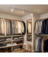 1-Faset BASIC skinnesett - 1m, Hvit, 3-Spot, GU10, uten lyskilde