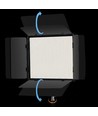 200W LED-lyspanel for foto og video - Inkl. Barndoors, justerbar CCT og 8 effekter
