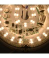 10,1cm / 18W Dimbar LED-innsats m/linser - Flicker free, erstatter G24, sirkelrør og kompaktrør