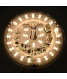 10,1cm / 18W Dimbar LED-innsats m/linser - Flicker free, erstatter G24, sirkelrør og kompaktrør