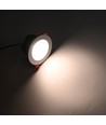 13W Ø11,4cm Downlight RGB+CCT RA93 - 24V DC, Hull: Ø9,5 cm, Mål: Ø11,4 cm, Hvit kant
