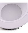 13W Ø11,4cm Downlight RGB+CCT RA93 - 24V DC, Hull: Ø9,5 cm, Mål: Ø11,4 cm, Hvit kant