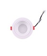 13W Ø11,4cm Downlight RGB+CCT RA93 - 24V DC, Hull: Ø9,5 cm, Mål: Ø11,4 cm, Hvit kant