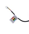 13W Ø11,4cm innfellingsspot RGB+CCT RA93 - 24V DC, Hull: Ø9,5 cm, Mål: Ø11,4 cm, Hvit kant