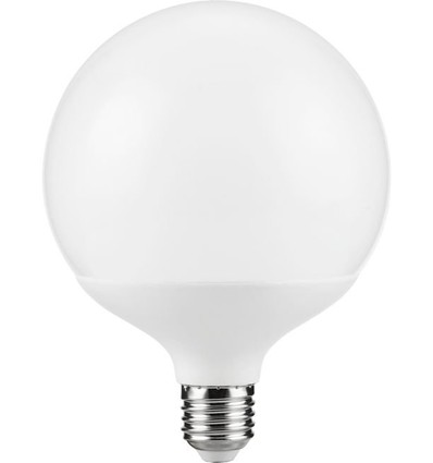 E27 18W dimbar LED globepære - G120, 2100lm, opalt glass, 2700K