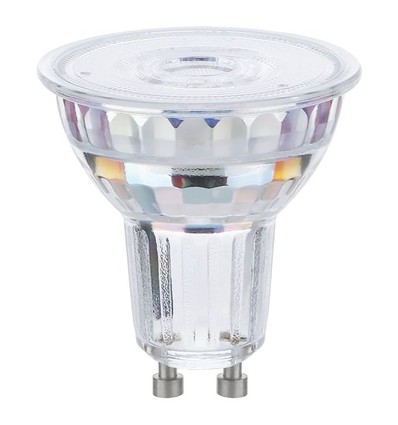 GU10 6W dimbar LED-pære - 600lm, 2700K, 36 grader, glass
