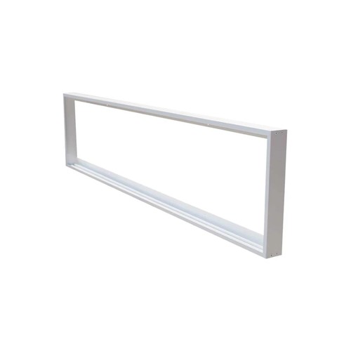 Outlet: Ramme til 120x30 LED-panel - Monteringssett, hvit kant