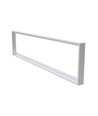 Outlet: Ramme til 120x30 LED-panel - Monteringssett, hvit kant