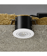 10 stk. GU10 Downlight Inno88 - Matthvit, IP44, godkjent for montering i isolasjon
