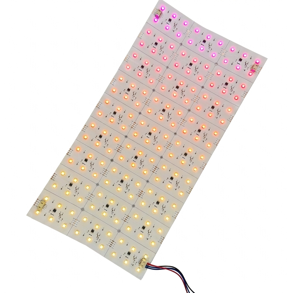 Foldbar LED Ark RGBWIC - 24V DC, 48x24, 36W, IP20 - Kulør : RGBIC