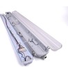 120cm Industriarmatur - Til 2x 120cm T8 LED-rør, IP65 vanntett, gjennomgangskoblet