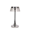 Oppladbar LED bordlampe - Sølv, touch dimbar, CCT, IP54