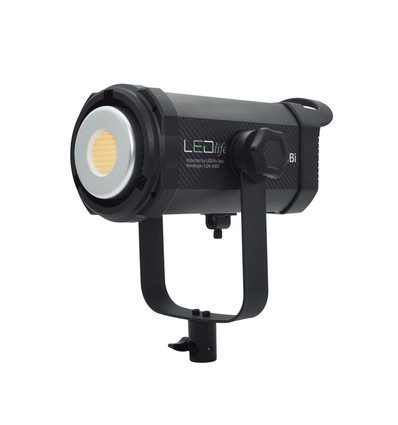 300W Projektør til foto/video - Flimmerfri RA97, justerbar farge/lysstyrke, display, fjernkontroll, 5m kabel