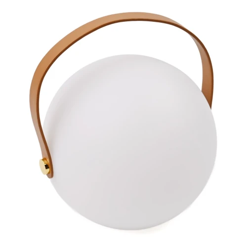 Oppladbar RGB LED bordlampe - Hvit, inkl. fjernkontroll, IP54 utendørs