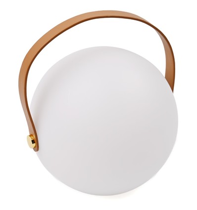Oppladbar RGB LED bordlampe - Hvit, inkl. fjernkontroll, IP54 utendørs