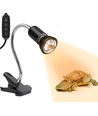 Reptil LED-lampe UVB - 5W, klipsholder