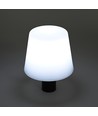 Oppladbar RGB LED flaskelampe - Hvit, inkl. fjernkontroll, IP54 utendørs