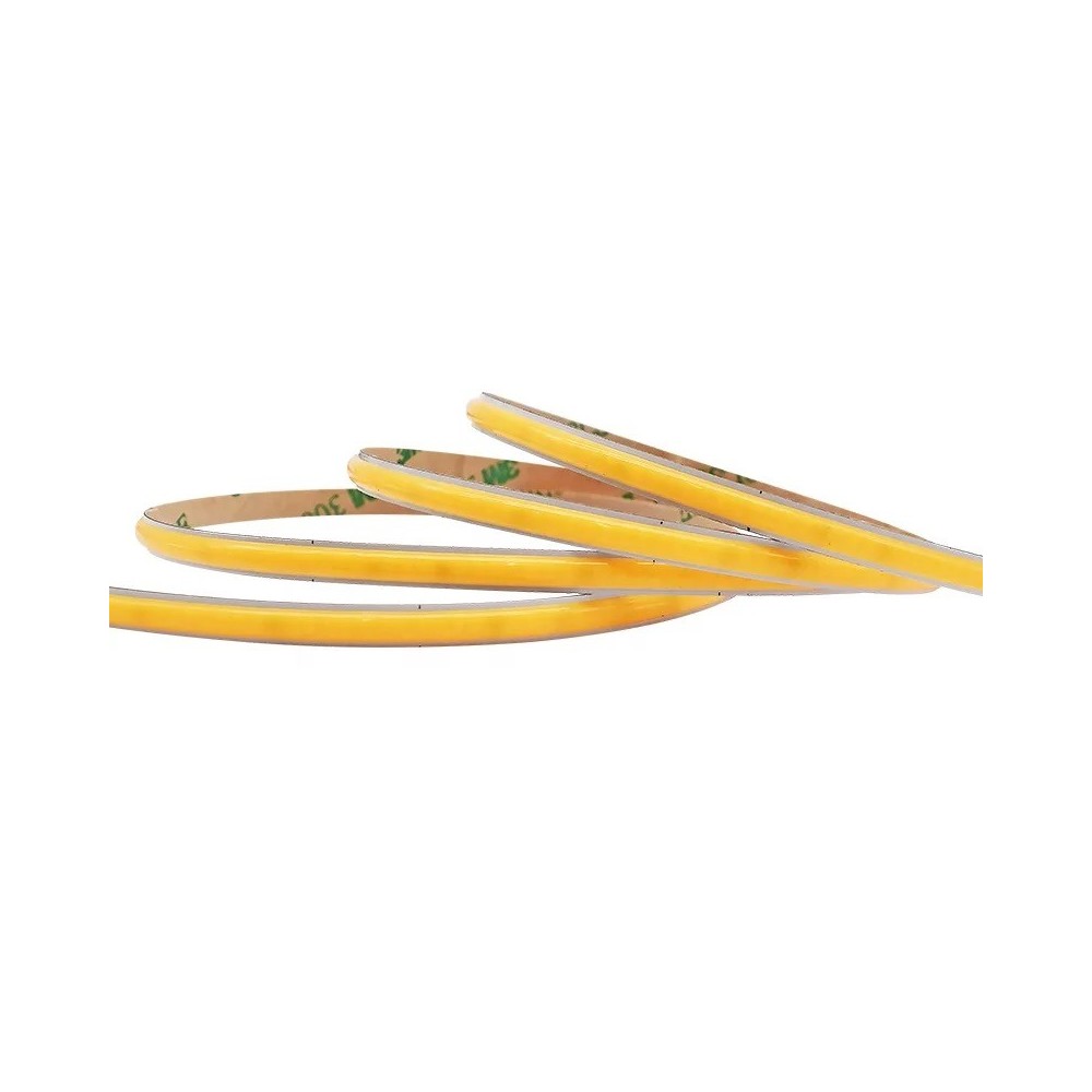 5m 6W/m CCT COB-LED strip, RA92 - 24V DC, IP20, 608 LED pr. meter, 5mm bred - Kulør : CCT (Varm til Kald Hvit)