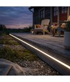 10m RGB+WW Neon Flex LED-strip - 24V, 16W/m, IP65, 3000K varmhvit