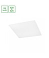 62x62 ALGINE LED-panel, 40W - 120°, hvit kant, kaldhvit, bakbelyst