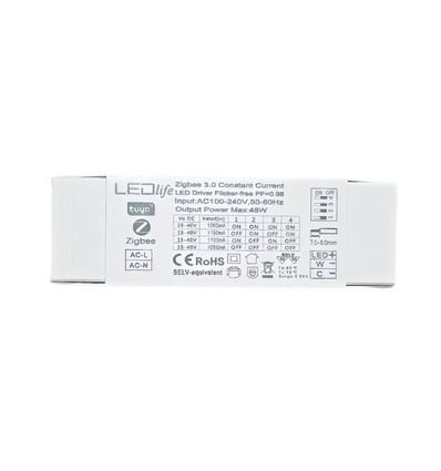 48W / 1050-1200mA CCT driver til LED-panel - 15-40V, Zigbee, Hue-kompatibel, CCT-justerbar