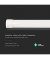 150cm 50W komplett LED-armatur - 6 års garanti, 120lm/W