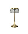 Oppladbar LED bordlampe - Gull, touch dimbar, CCT, IP54 inne/ute