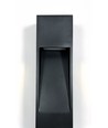 Sort hagelampe - 10W, 60 cm, IP65 utendørs, inkl. lyskilde