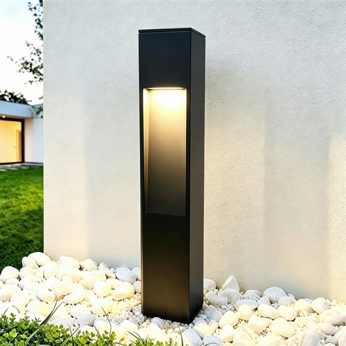 Sort hagelampe - 10W, 60 cm, IP65 utendørs, inkl. lyskilde