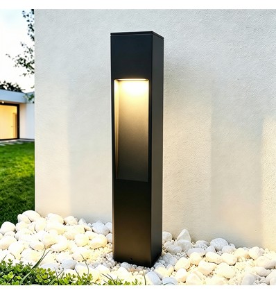 Sort hagelampe - 10W, 60 cm, IP65 utendørs, inkl. lyskilde