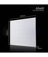 60x60 LED-panel, 20W - 180lm/W, Backlit, 4000K