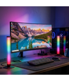 2 stk. ambient gamer bordlamper - RGB løpelys, 360° effekt, 43 cm
