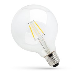LED lyskilder Spectrum 4W LED - Globepære, G95, koltråd