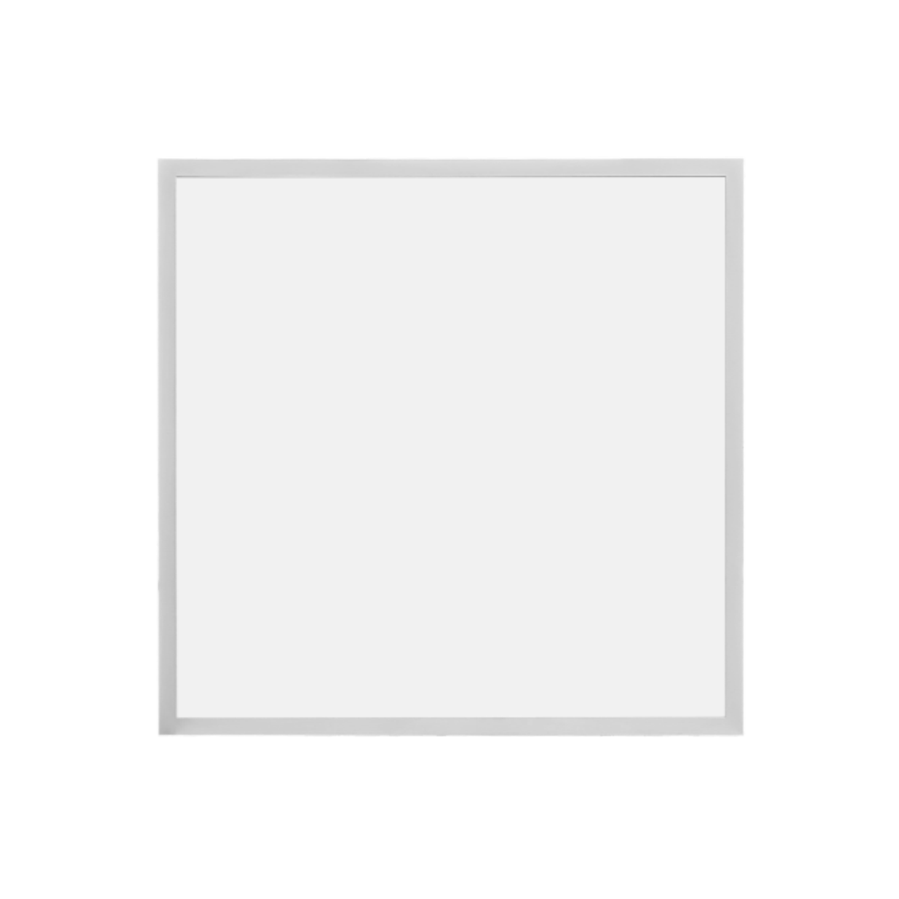 60x60 LED bakbelyst panel, 36W - 120lm/W, IP41, UGR19, hvit kant - Dimbar : Ved tilkjøp, Kulør : Varm