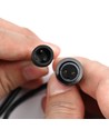 10 stk. nedgravningsspot med timer/sensor - 0,5W, rund, rustfritt stål, inkl. strømforsyning