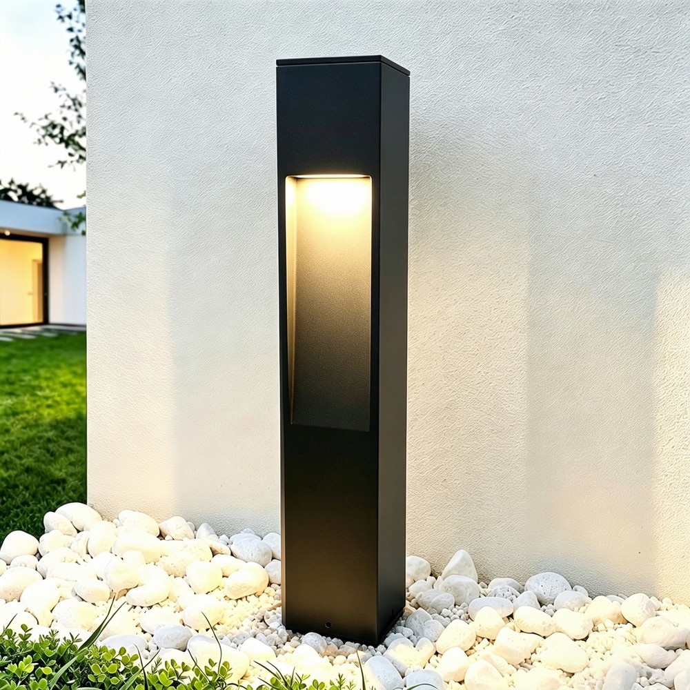 Sort hagelampe - 13W, 100 cm, IP65 utendørs, inkl. lyskilde - Kulør : Varm
