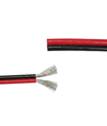 10m 1,2mm² kabel rød/svart - 2-leder (16AWG), 12V-24V, til LED-strip