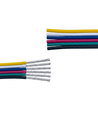 10m 1,2mm² RGBCCT kabel - 6-leder (16AWG), 12V-24V til LED-strip
