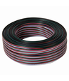 100m 1,2mm² RGBW kabel - 5-leder (16AWG), 12V-24V til LED-strip